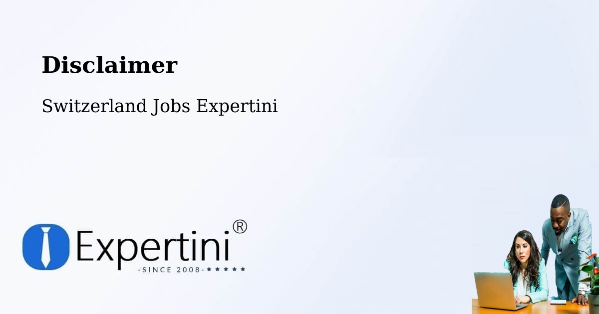 Disclaimer – Langnau - Switzerland Jobs Expertini