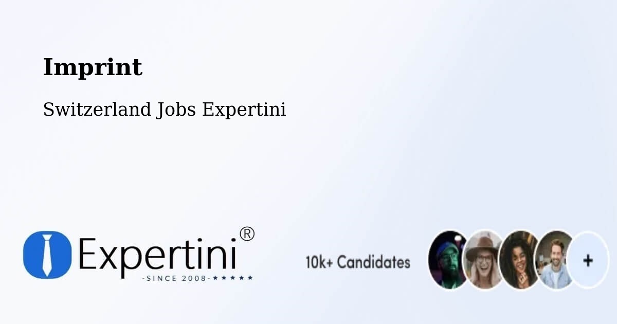 Imprint – Langnau - Switzerland Jobs Expertini